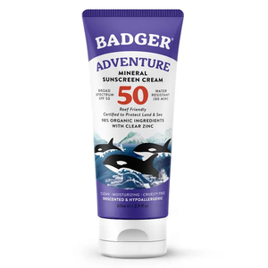 Badger Balm Mineral Suncreen Cream Adventure SPF 50