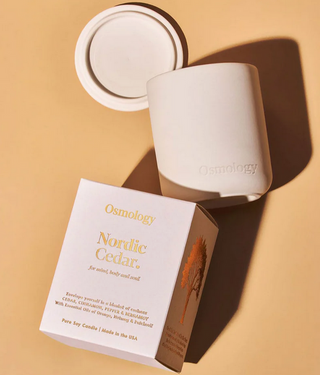 Nordic Cedar Ceramic Candle