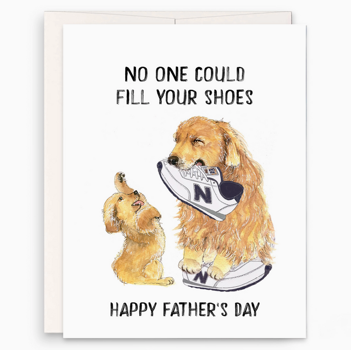fill dad's shoes card - LS7