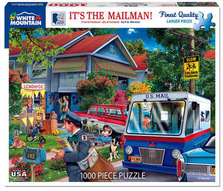 1000 Piece Puzzle It's the Mailman