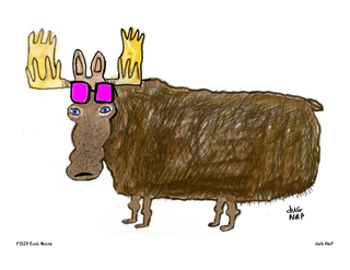 Cool Moose Mini Print