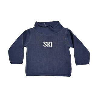 Ski Baby Rollneck Sweater - Navy