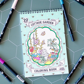 Cottage Garden Coloring Book