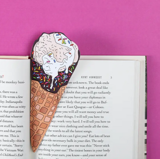 Ice Cream Die Cut Bookmark