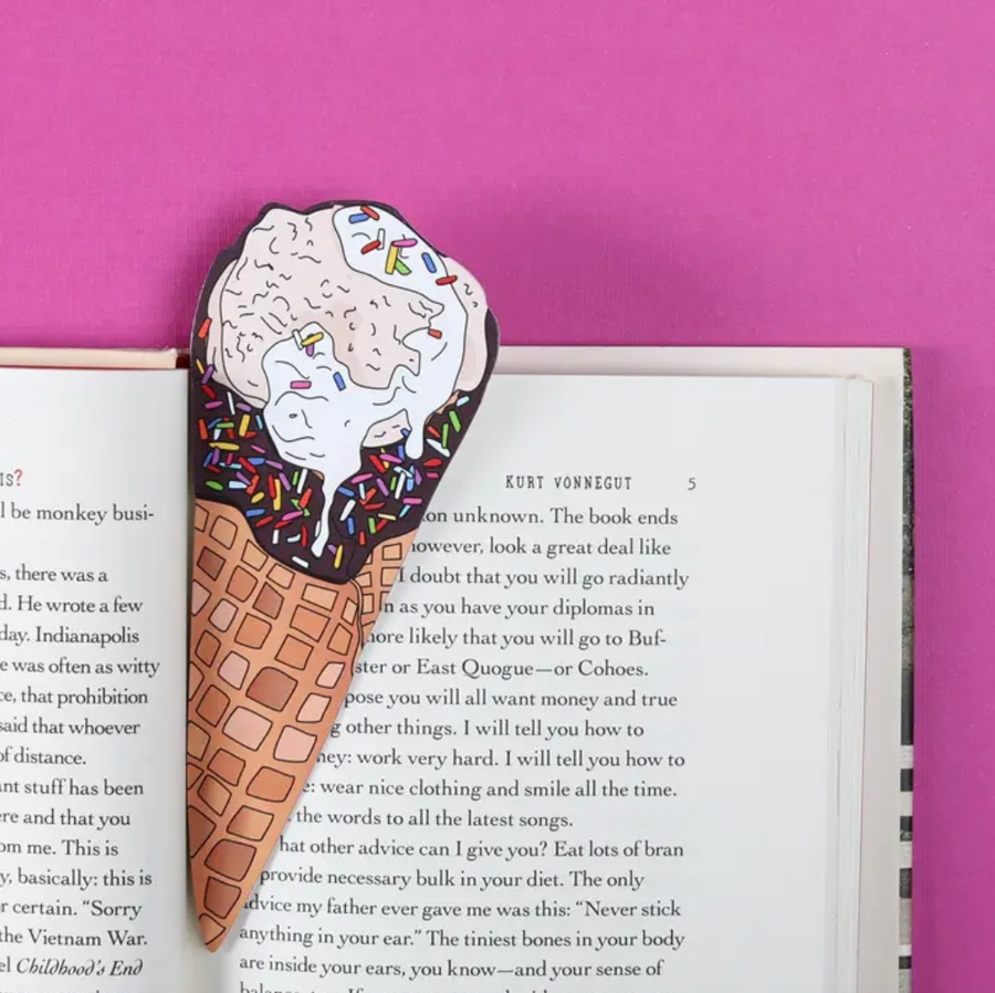 Ice Cream Die Cut Bookmark