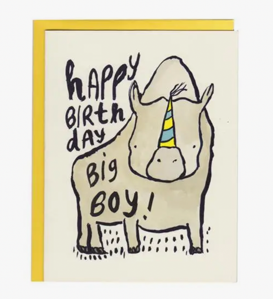 Happy Birthday Big Boy Card - IM5