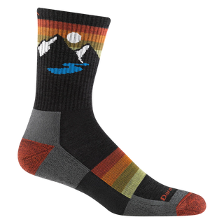 Darn Tough Men's Sunset Ridge Crew Sock - Charcoal 1997
