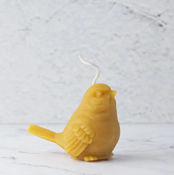 Bird Pure Beeswax Candle