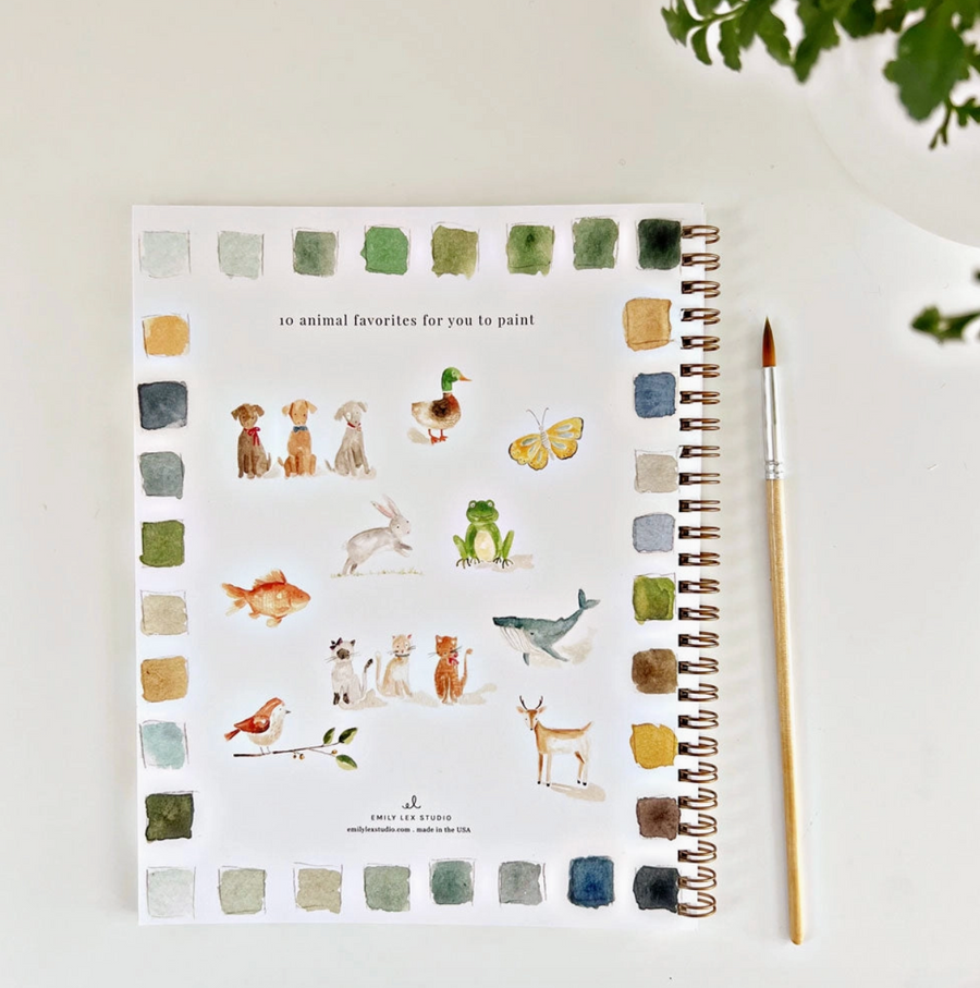 Watercolors Workbook - Animals