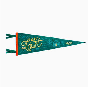 Get Lost Felt Pennant