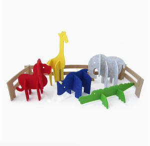 Felt Animals 3D Puzzle