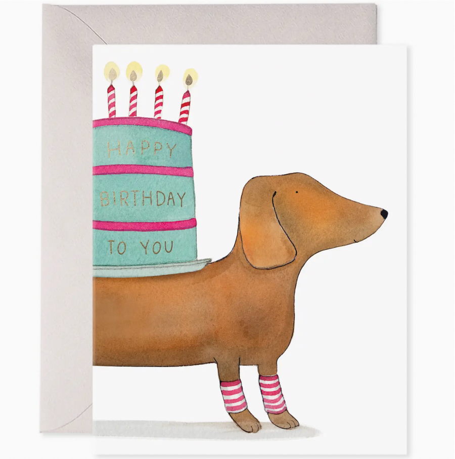 slinky dog birthday wishes card - EF5