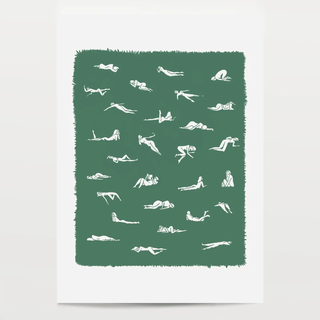 Ways To Lay In The Grass Print 8x10