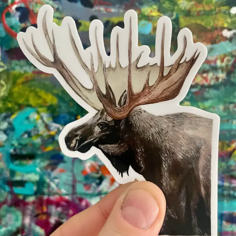 Bull Moose Sticker