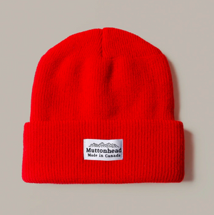 Merino Wool Toque - Red