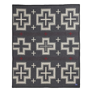 Pendleton San Miguel Jaquard Blanket - Grey Twin ZE493