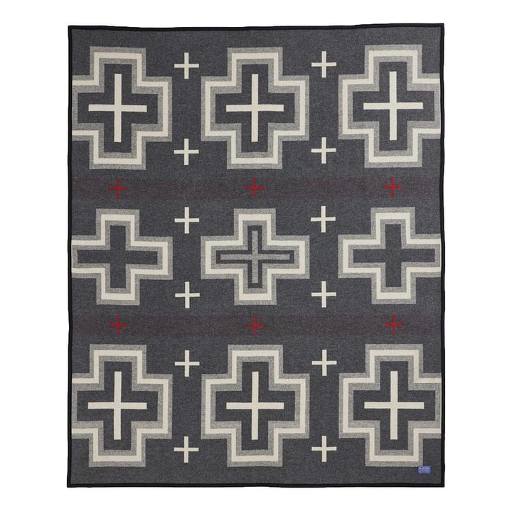 Pendleton San Miguel Jaquard Blanket - Grey Twin ZE493