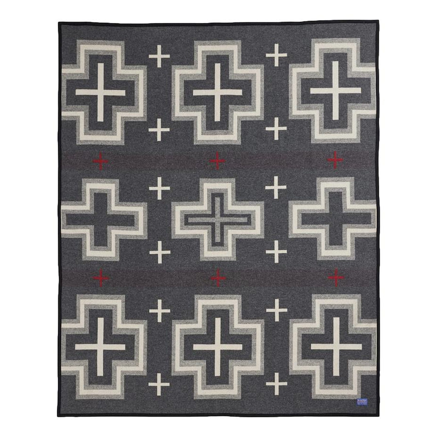 Pendleton San Miguel Jaquard Blanket - Grey Twin ZE493
