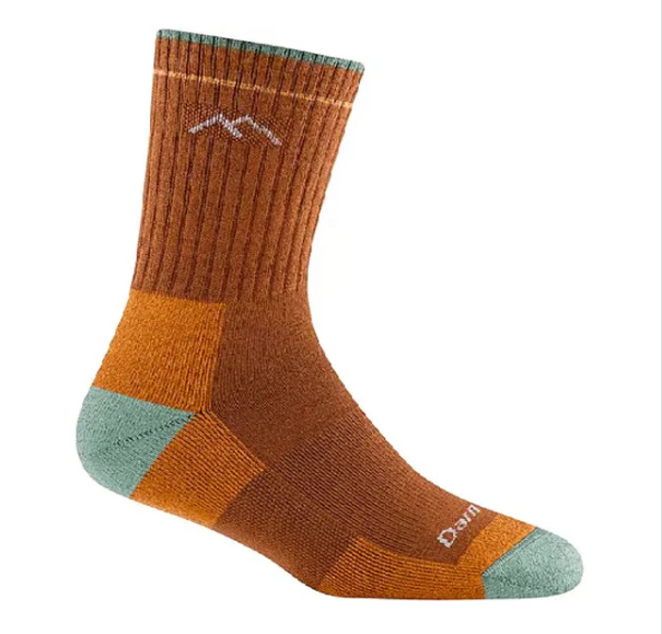 WOMEN'S HIKER MICRO CREW MIDWEIGHT HIKING SOCK - Copper 1903