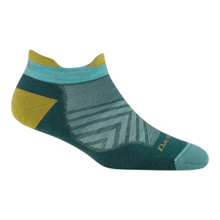 Darn Tough Women's No-Show ULW Running Sock - Teal 1047