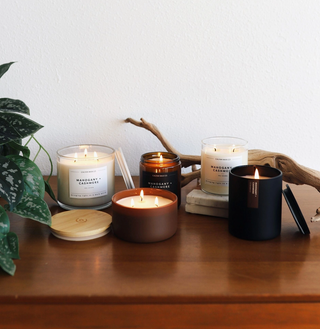 Mahogany + Cashmere Tumbler Candle - 12.5oz