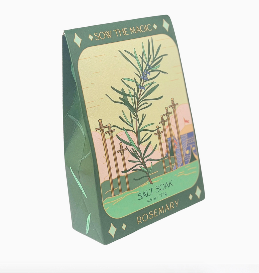 Magic Salt Soak - Rosemary Tarot Bath