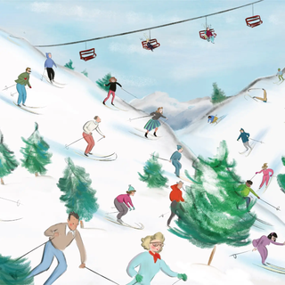 Slippery Slopes 500 Piece Puzzle