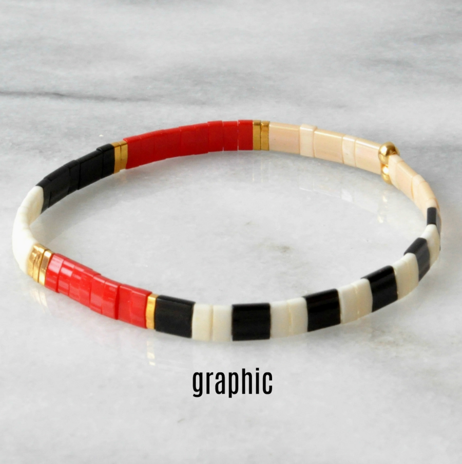 Stackable Stretch Tile Bracelet