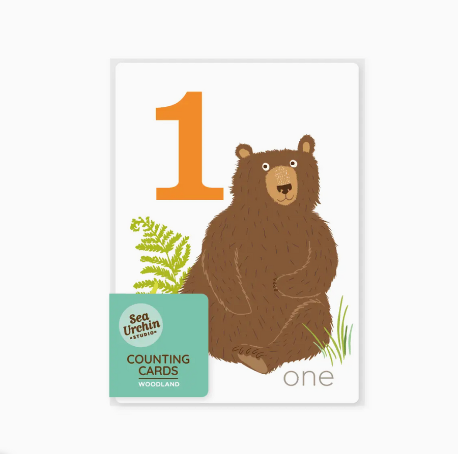 Woodland Animals Counting Card Set