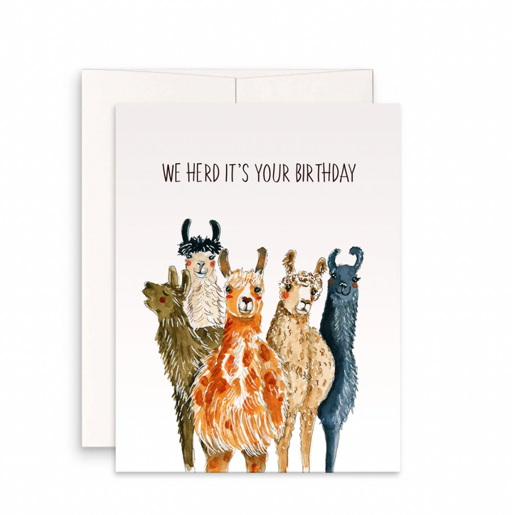 llama friends herd card - LS5