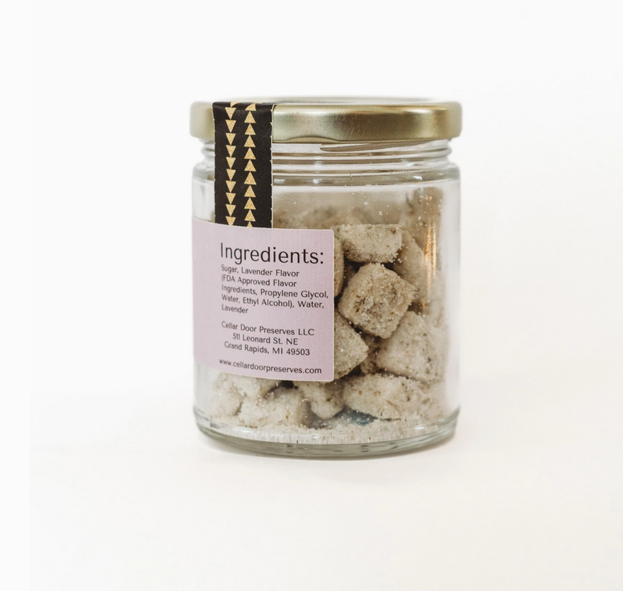 Lavender Infused Sugar Cubes