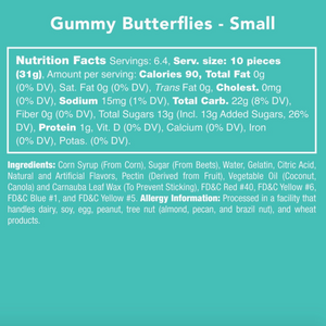 Gummy Butterflies 6oz