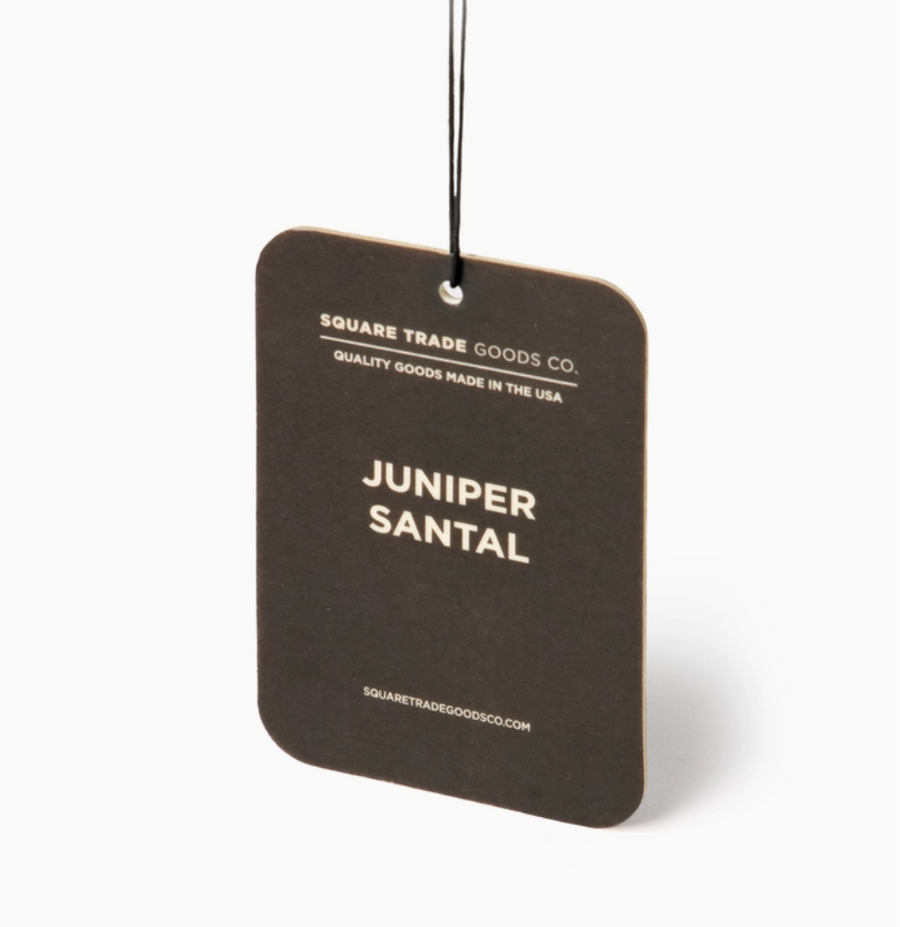 Juniper Santal Hanging Fragrance Card