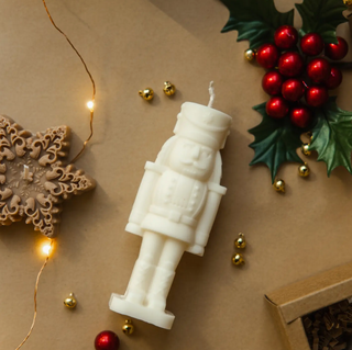 Nutcracker Candle - Ivory