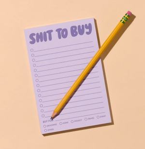 Shit To Buy Notepad