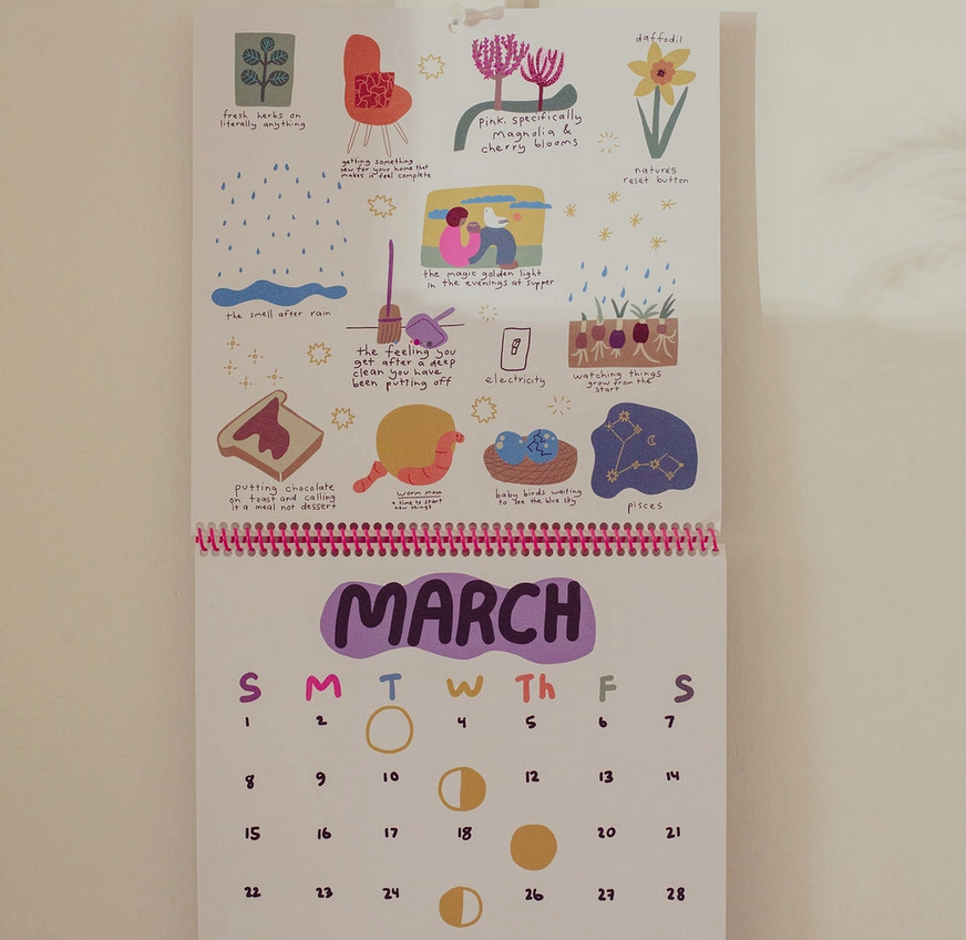 Only Good Things 12 Month Calendar - 2025