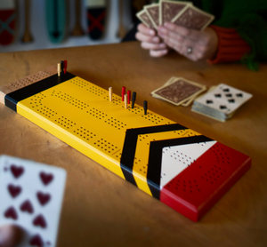 Hand Painted Cribbage Board - Dalles Des Morts