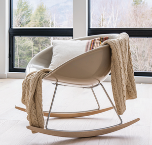 Eco Chunky Cable Throw - Flax