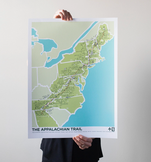 The Appalachian Trail Print - 11x14 UNFRAMED