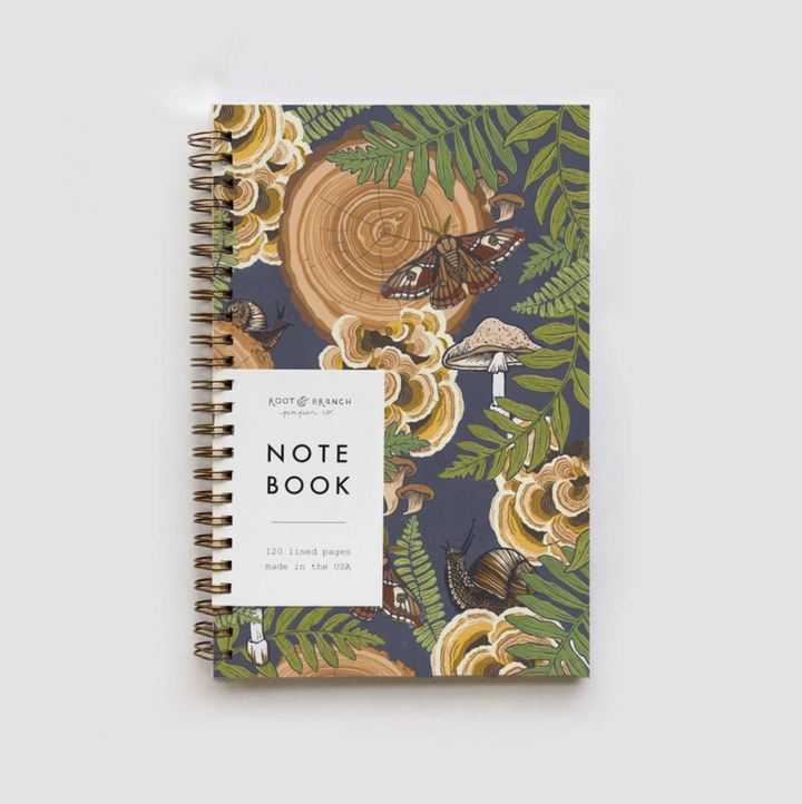 Mushroom Grove Spiral Notebook