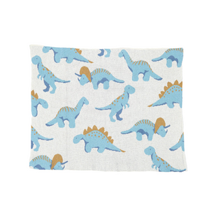 Dinosaur Blanket - Pacific/Rain/Oatmeal