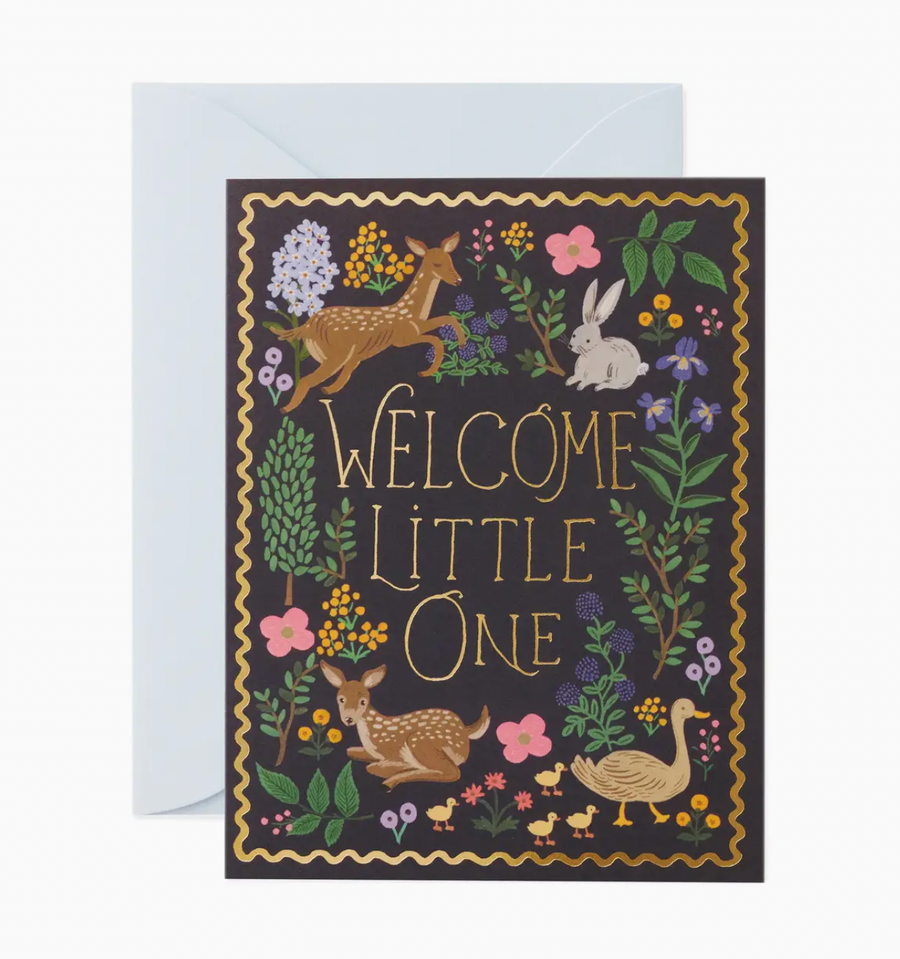 Woodland Welcome Baby Card - RP4