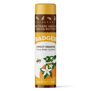 Badger Balm Cocoa Butter Lip Balm Sweet Orange