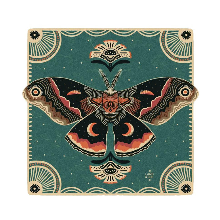 Cecropia Moth Print - 8x8