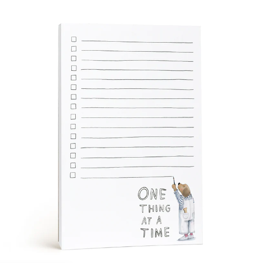 E Frances Notepad - One Thing At a Time