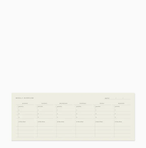 Weekly Keyboard Planner Notepad