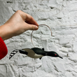 Load image into Gallery viewer, Hanging Handpainted Wooden Loon Figurine
