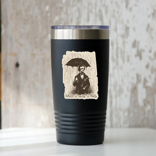 When It Rains It Poes      Sticker