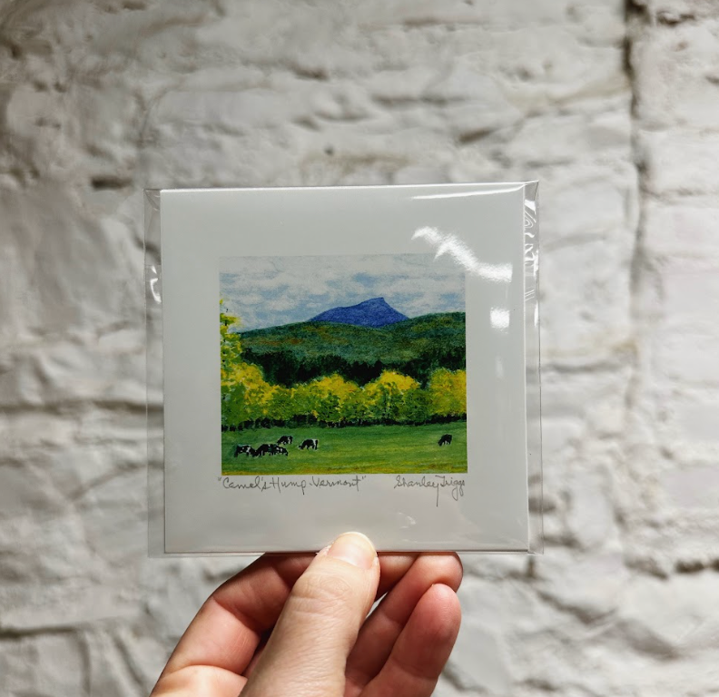 Unframed 4x4 MIni Print - Camel's Hump