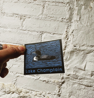 Loon Lake Champlain Sticker